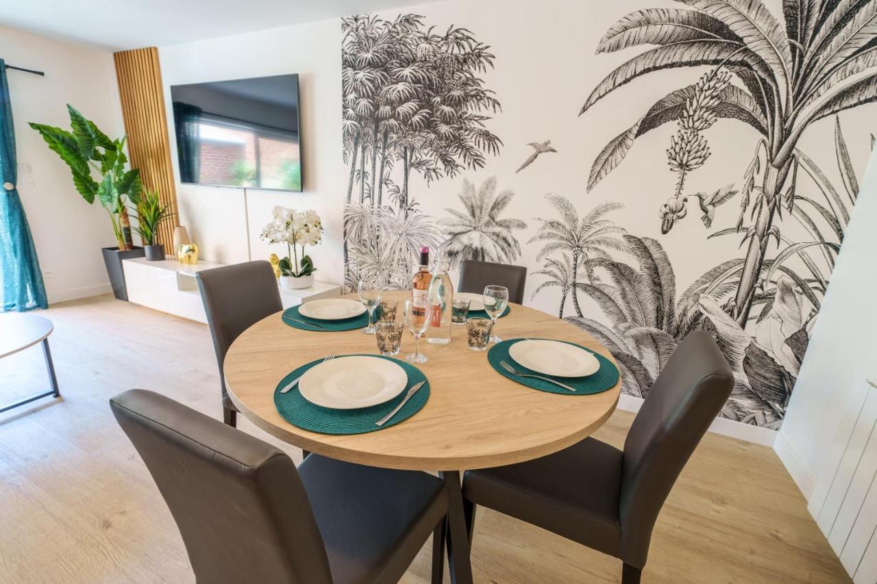 L'Escale Tropicale, Appartement Independant Avec Terrasse Privative 圣康坦 外观 照片
